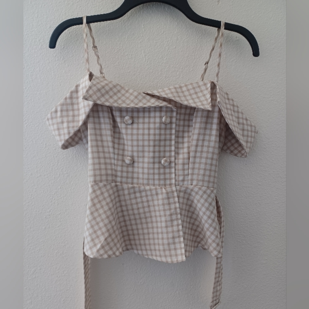Forever 21 checkered  top